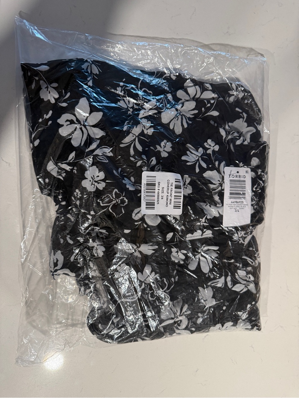 NWT TORRID Tie-Front Mini Kimono - Picture 3 of 4